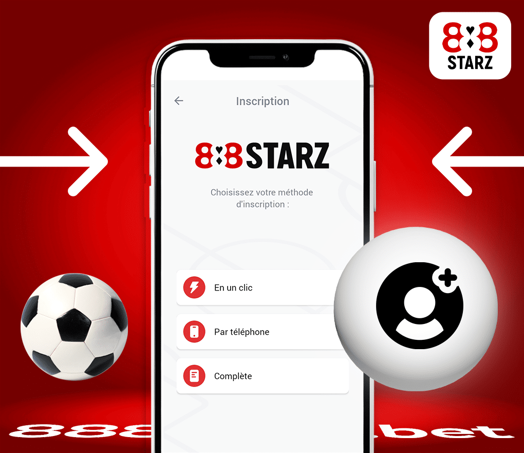 Comment s'inscrire sur 888starz