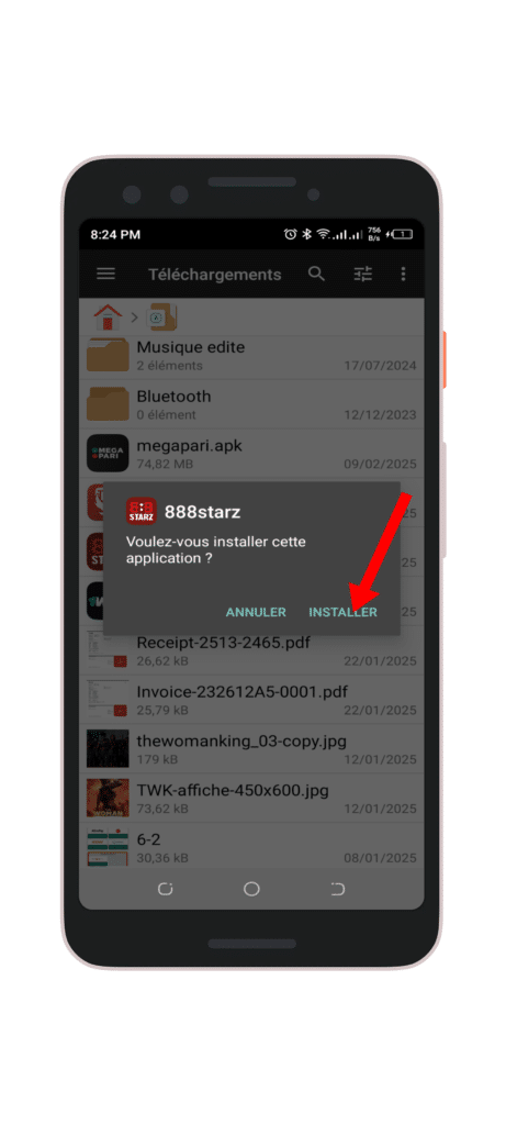 Installer l'application