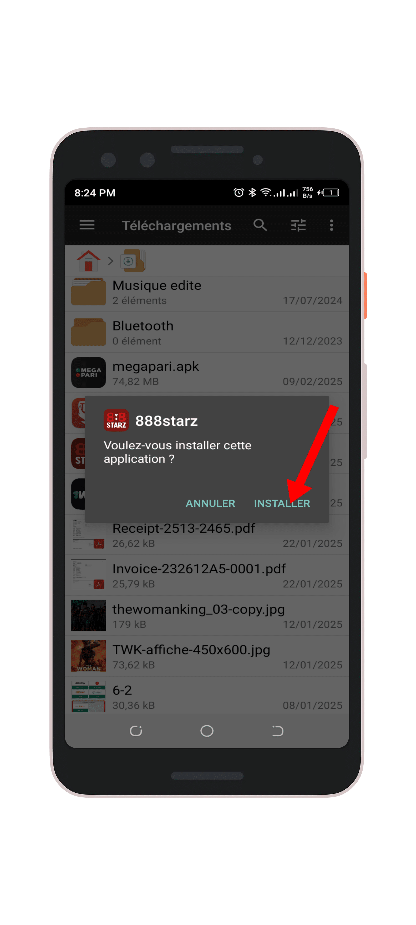 Installer l'application