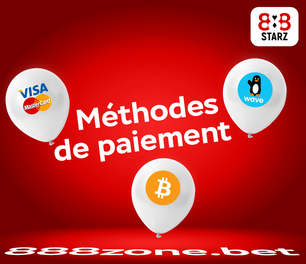 Les méthodes de paiement 888Starz