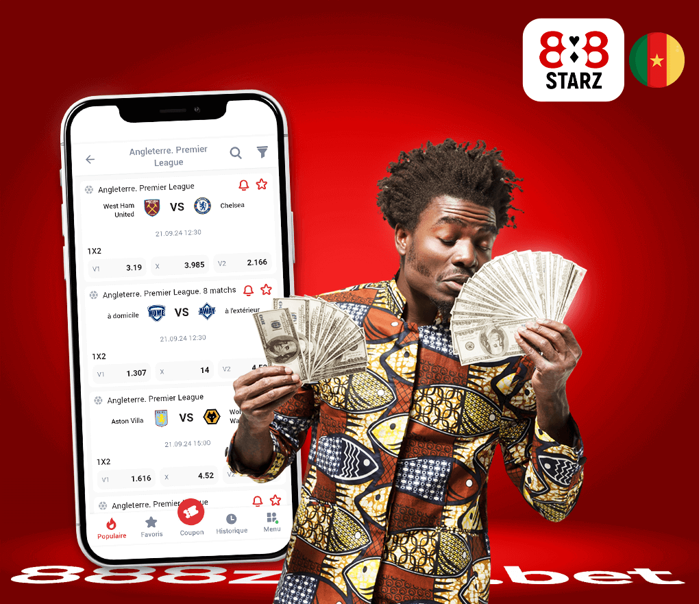 Comment placer un pari sur 888starz Cameroun ?