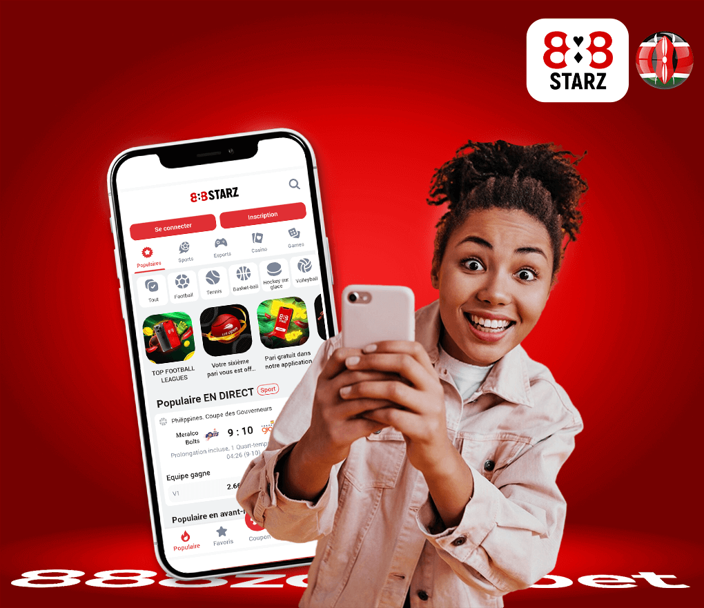 Application 888starz Kenya : parier facilement depuis son téléphone