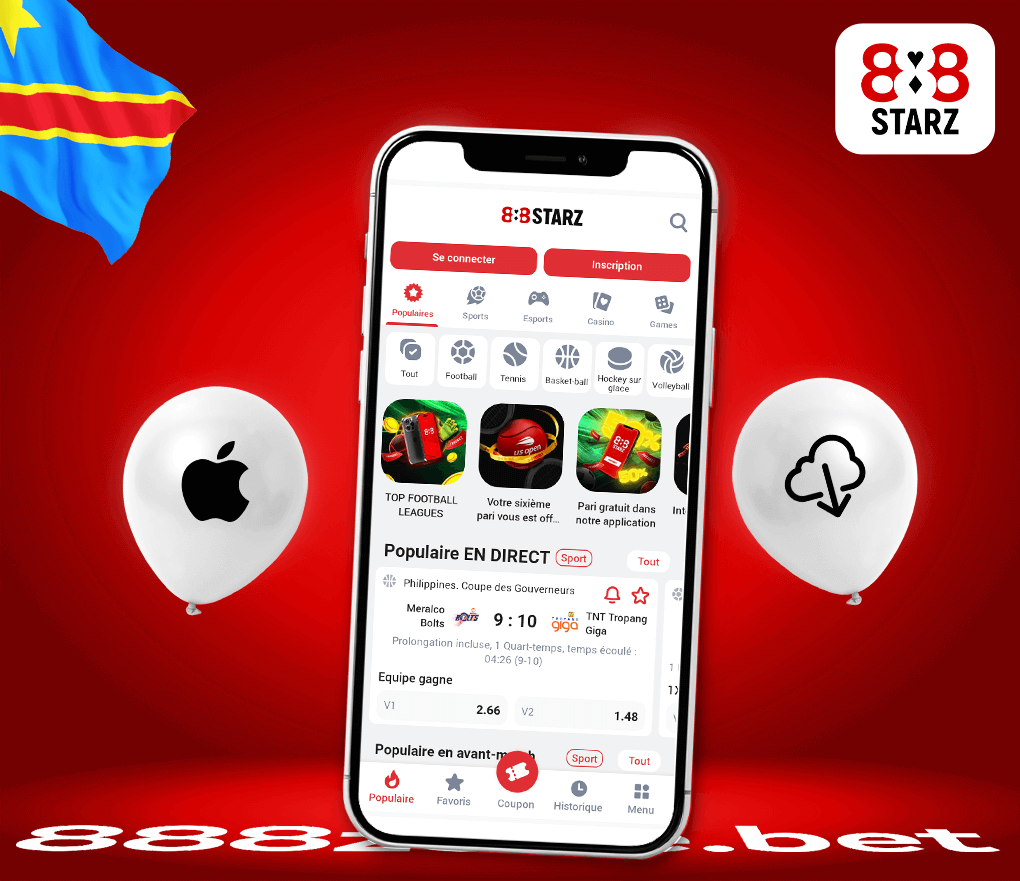 Comment télécharger 888starz app sur votre iPhone en RDC?