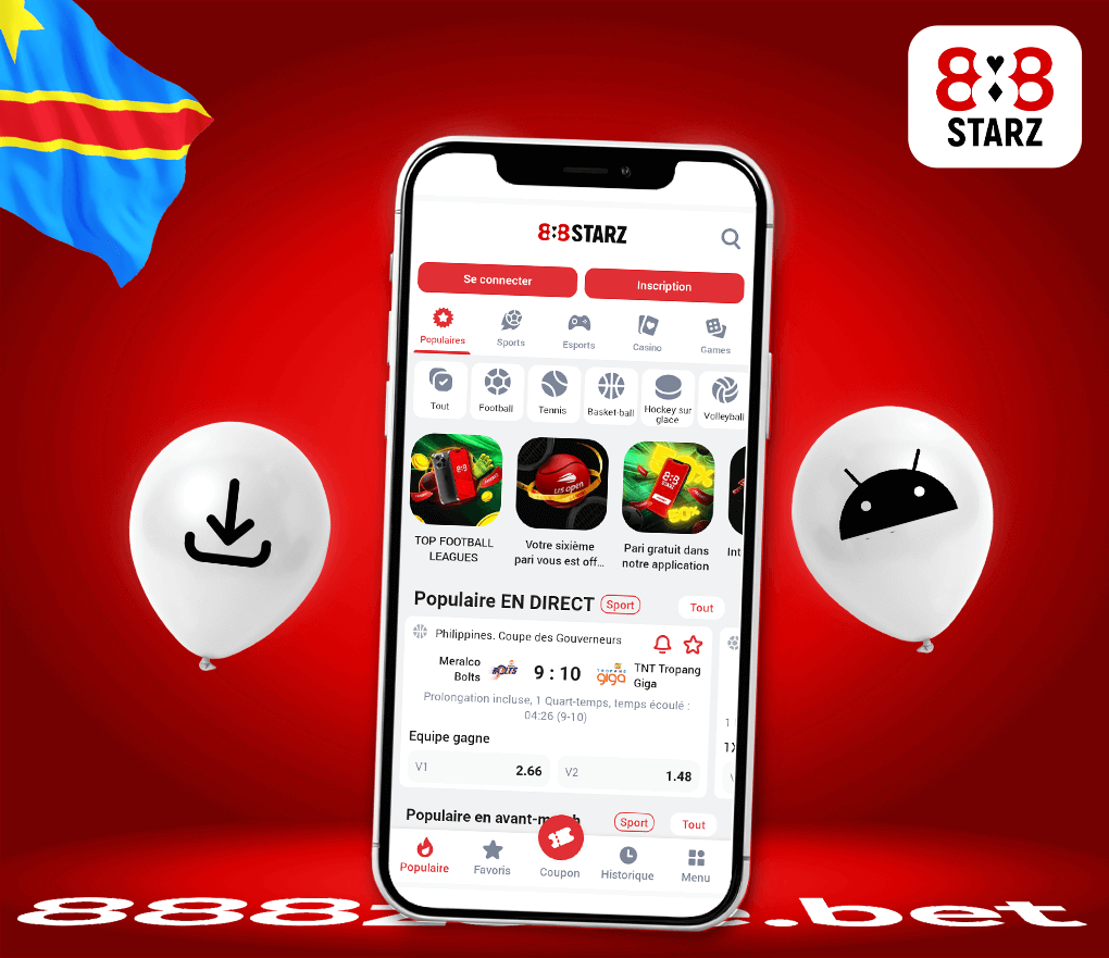 Les étapes à suivre pour télécharger 888starz apk Android en RDC